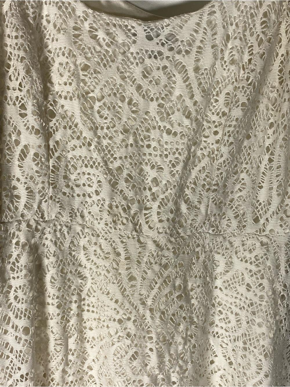 White Eyelet Mini Sundress Scoop Neck Coquette Cottagecore Y2K Summer Dress M - Picture 2 of 5